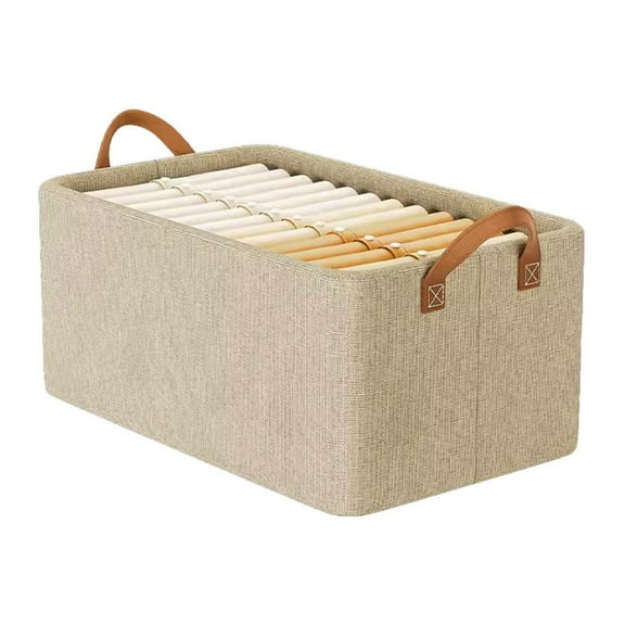 Storage Box Organizer Durabox Baby Clothes Storage Stackable Foldable Room F6M1