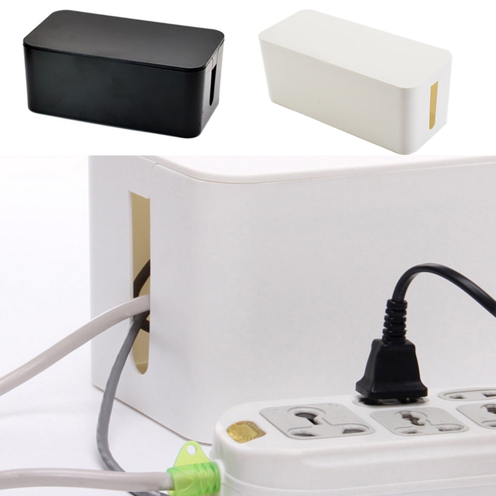 Storage Box Power Wire Cable Organizer Case Strip Container Charging