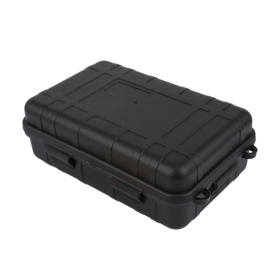 Storage Box Shockproof Box Black Multifunctional Box Small Camping Shockproof Storage Survival Waterproof Composite Material