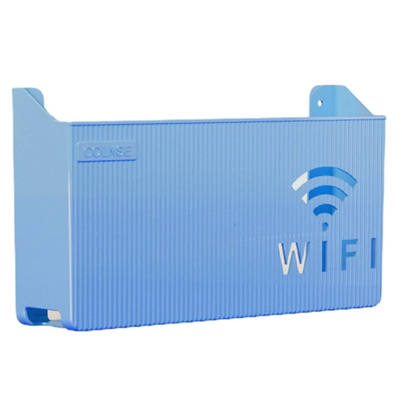 Storage Box Simple Reusable Sturdy Elegant Wall-mounted Wifi Router Storage Holder Household Supplies