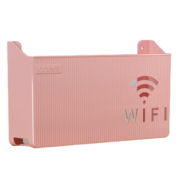 Storage Box Simple Reusable Sturdy Elegant Wall-mounted Wifi Router Storage Holder Household Supplies