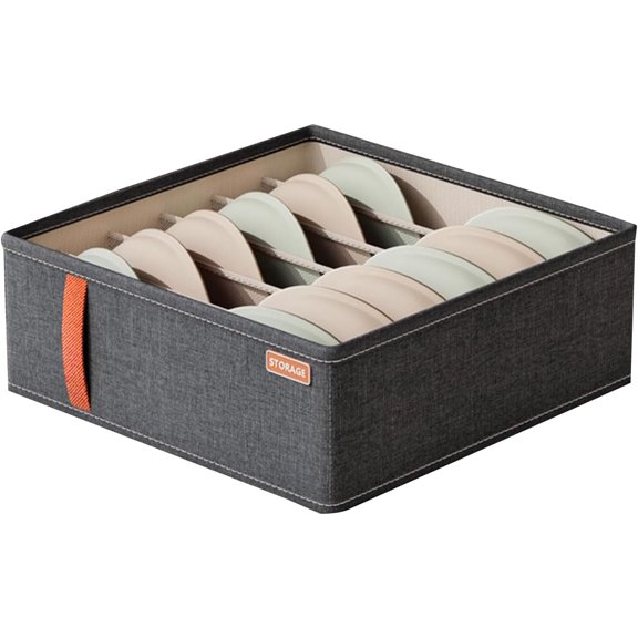 Storage Box Sock Underwear Organizer Dividers 6/7/20 Cell Cabinet Closet Storage Box for Storing Socks Underwear Ties Jeans Wardrobe