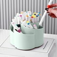 thumbnail image 1 of Storage Box Storage Containers 360° Spinning Makeup Storage Box, Multi-Layer Cosmetic Organizer, Desktop Pen Pencil Holder, Transparent Beauty Case, Office Stationery Container, 1 of 6