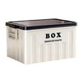 thumbnail image 1 of Storage Box Utility Crate Tote Container Stackable Large Capacity for Clothes Garage Car Trunk, 1 of 9