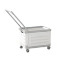 thumbnail image 1 of Storage Box On Wheels With Foldable Trolley For Home Office Or Classroom Organization And Easy Transport Lightweight Durable Plastic Construction And Simple Assembly, 1 of 6