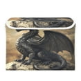 thumbnail image 1 of Storage Box With Lid 16.5x12.6x11.8In Foldable Stacked Household Storage Box Black Dragon, 1 of 7