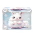 thumbnail image 1 of Storage Box With Lid 16.5x12.6x11.8In Foldable Stacked Household Storage Box Bubble Rabbit, 1 of 7