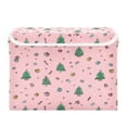 thumbnail image 1 of Storage Box With Lid 16.5x12.6x11.8In Foldable Stacked Household Storage Box Christmas Tree Green, 1 of 7