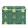 thumbnail image 1 of Storage Box With Lid 16.5x12.6x11.8In Foldable Stacked Household Storage Box Christmas Tree Lovely, 1 of 7