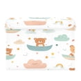 thumbnail image 1 of Storage Box With Lid 16.5x12.6x11.8In Foldable Stacked Household Storage Box Cool Cartoon Rainbow Bear, 1 of 7