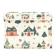 thumbnail image 1 of Storage Box With Lid 16.5x12.6x11.8In Foldable Stacked Household Storage Box Nice Cute House, 1 of 7