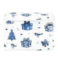 thumbnail image 1 of Storage Box With Lid 16.5x12.6x11.8In Lidded Home Storage Bins Foldable Stacked Household Storage Box Gifts and Birds, 1 of 7