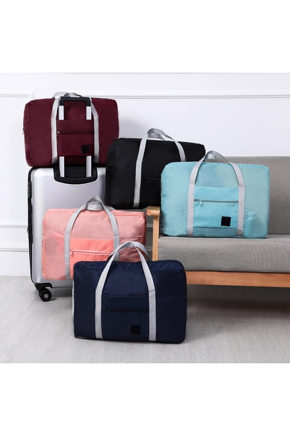 Storage Box X1 Foldable Travel Luggage Carry on Shoulder Duffle Bag Lightweight Sport Tote Home Textile Storage