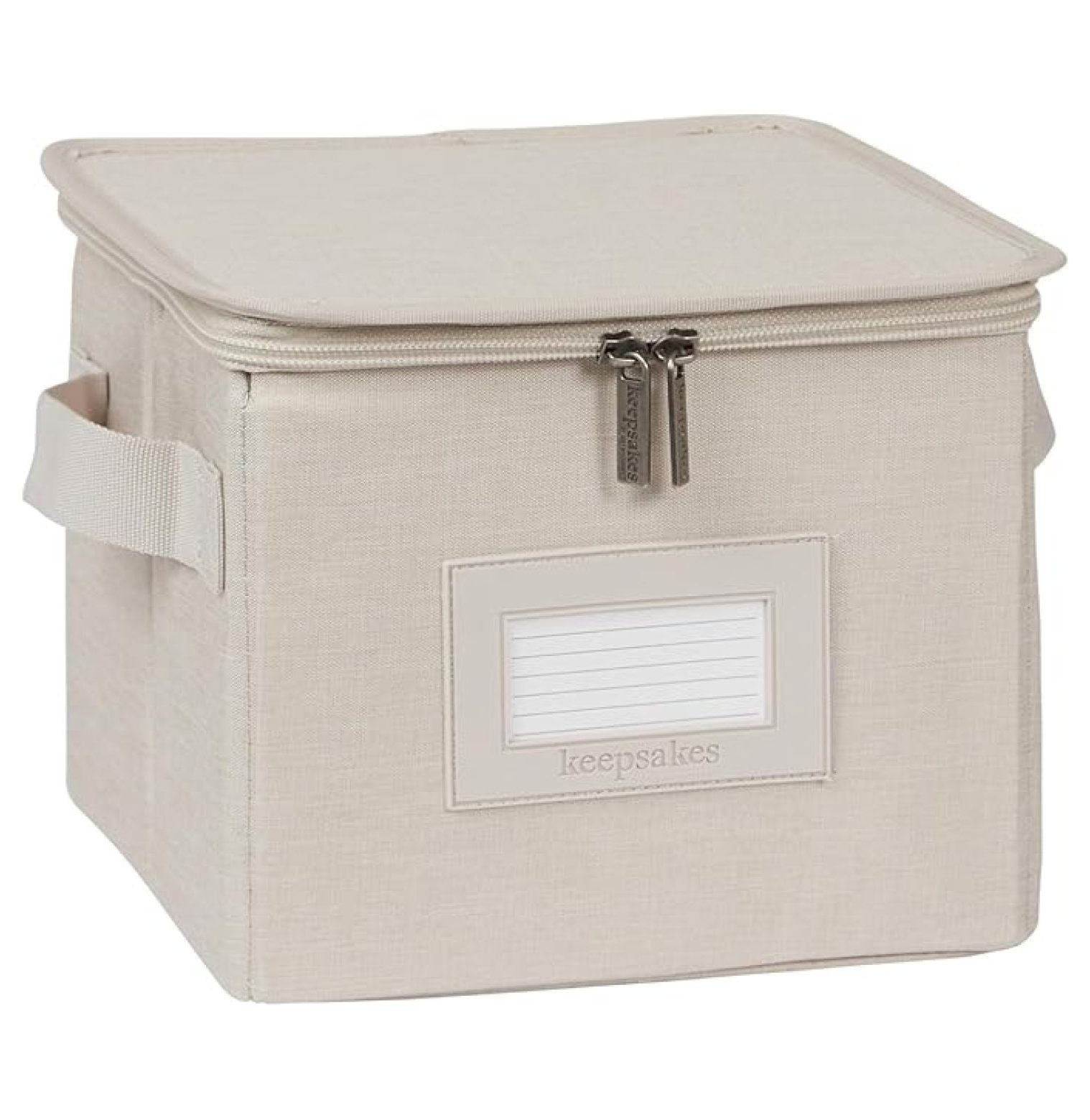 Zip Top Box Storage Box Zip Top - Heavy Duty Fabric Storage Containers - Stackable ...