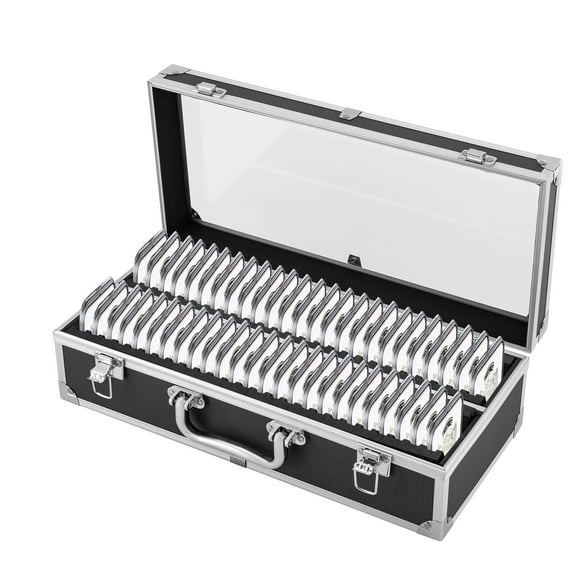 Storage Box for 50 Universal Coin Slab, Coin Holders, Holder Case for Storage Transport & Organization of Coin Collection