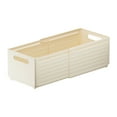 thumbnail image 1 of Storage Box with Built-in Side Handles Stackable Storage Containers with Edges Expandable Storage Bins with Hollow Handles Stable Stackable for Home, 1 of 8