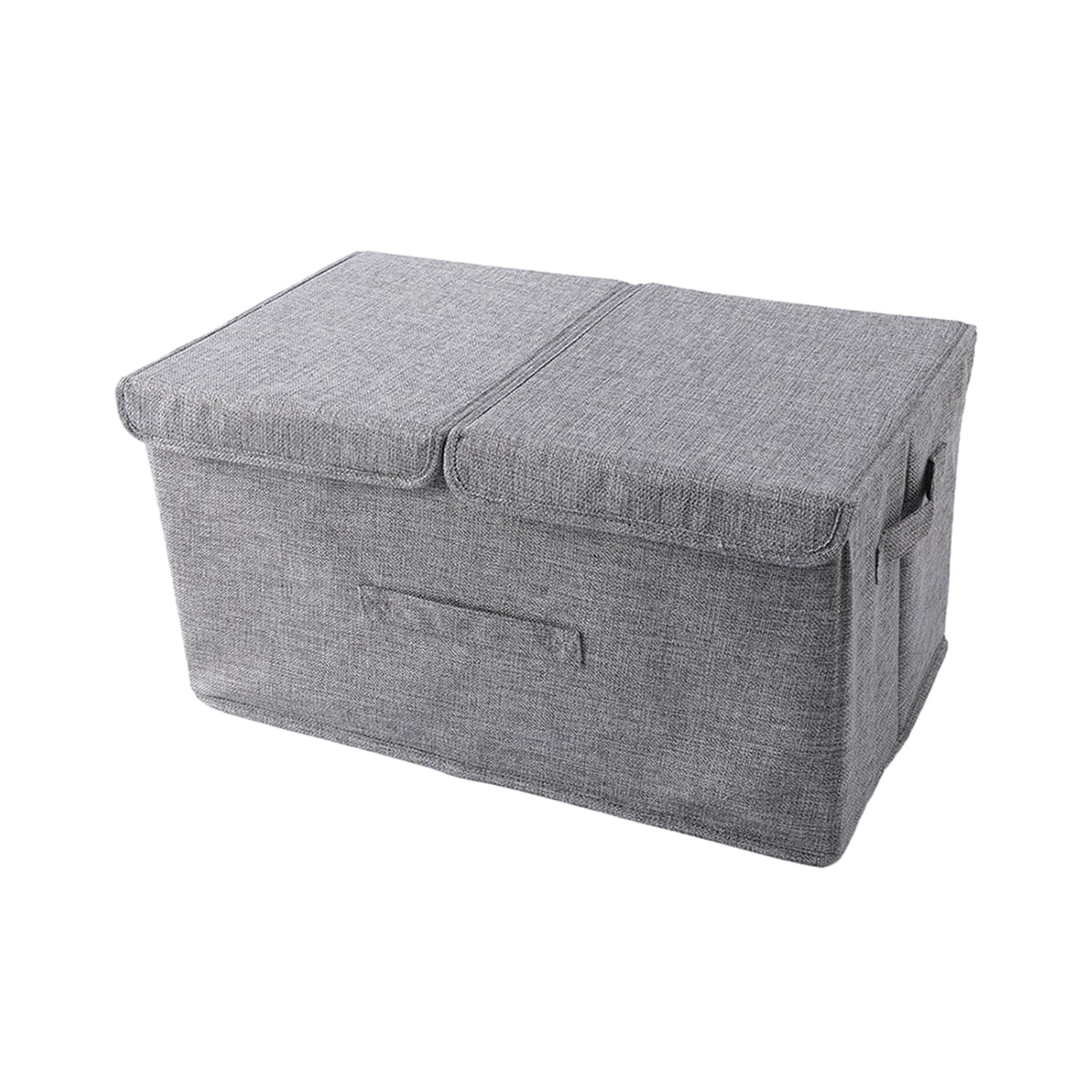 Storage Boxes with Lids and Handles, Collapsible Linen Storage Bins ...