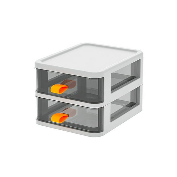 Storage Boxes Multi-layer Space Saving Plastic Large Capacity Desktop Storage Drawer for Bedroom