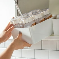 Storage Boxes For Organizing Storage Boxes Covered Storage Box Kitchen Desktop Miscellaneous Items Makeup Organizer Household Storage Basket White With Lid Suitable For Storing Toys And Snacks