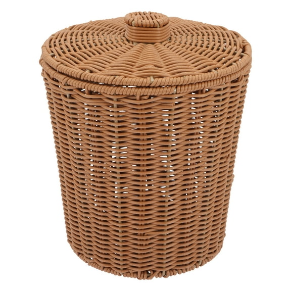 Storage Bucket with Lid Clothing Holder Versatile Basket