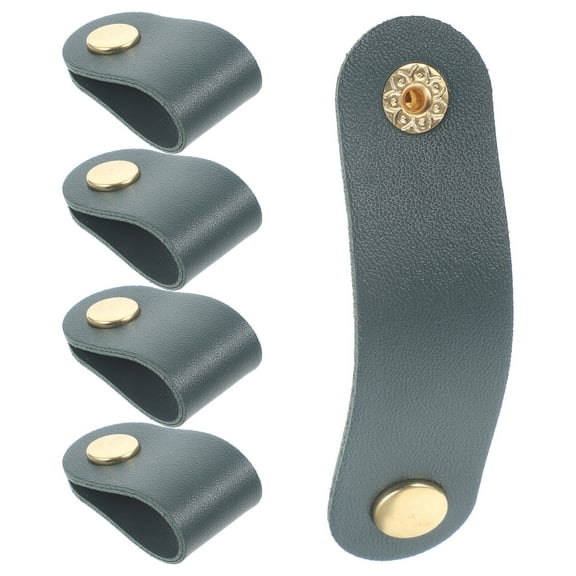 HAKIDZEL Portable Cable Winder Dark Green 5Set 1.6In 0.8In