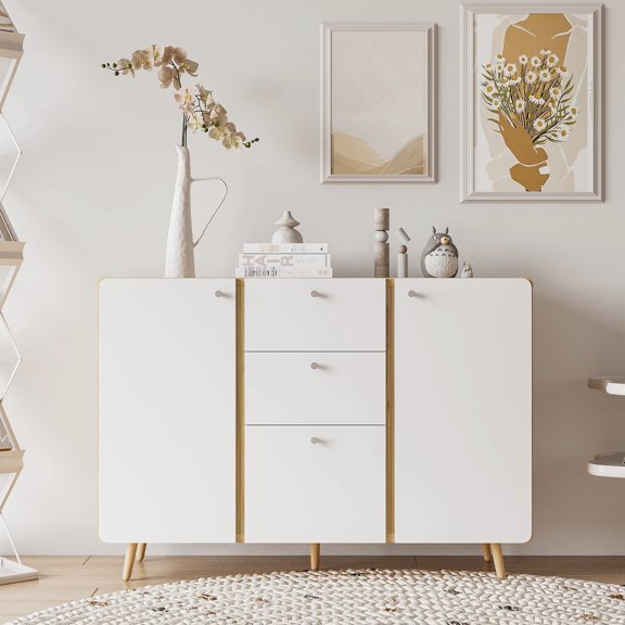 Storage Buffet with Adjustable Shelves | In Hallway & Dining Room, Organize Seasonal Items