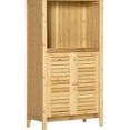 thumbnail image 1 of Storage Cabinet By - Optimize Space And In Your Bathroom & Living Room With Multiple Shelves Doors, Natural, 1 of 5