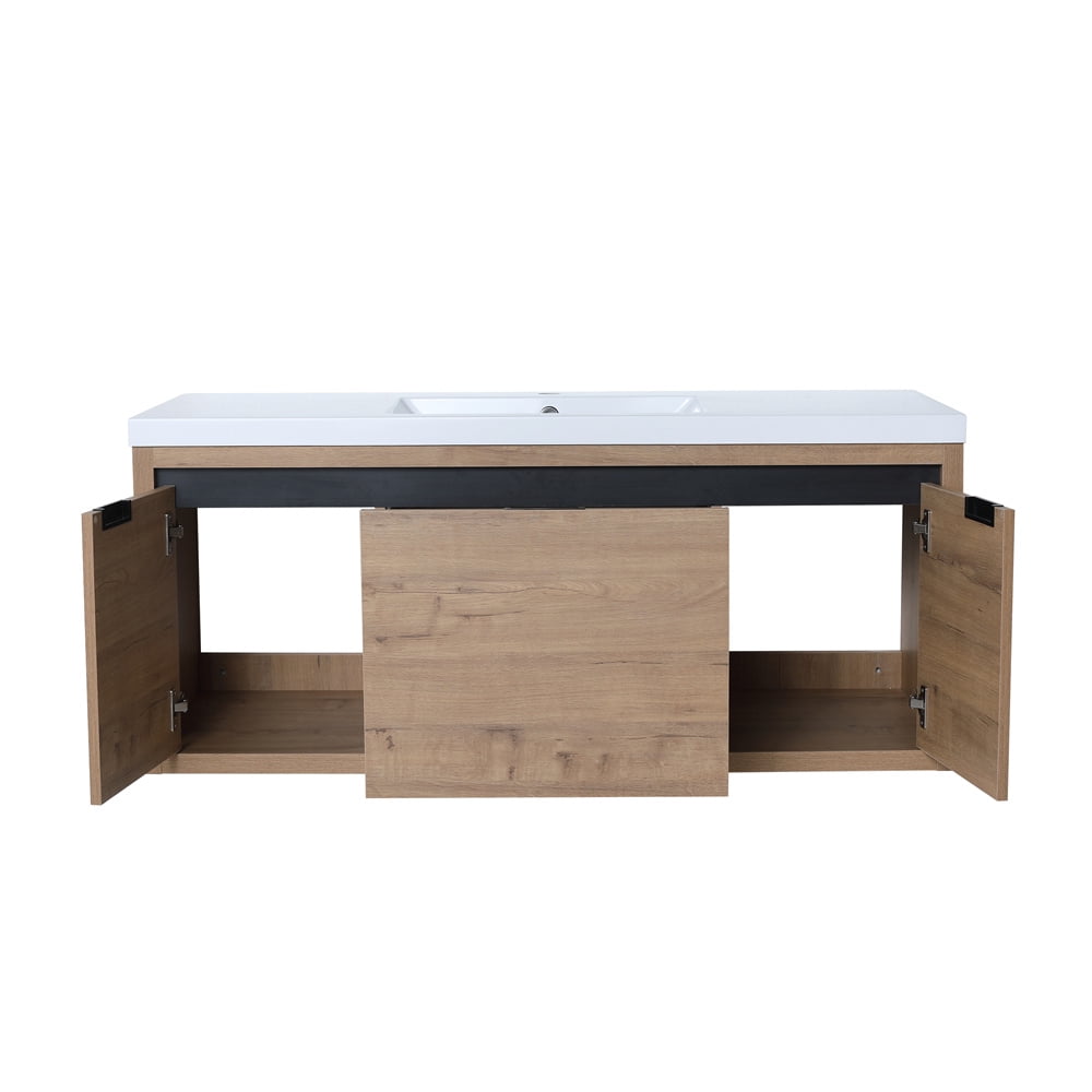 Storage Cabinet Under Sink，48 Inch Bathroom Cabinet with Sink,Bathroom Vanity Cabinet with Soft ...