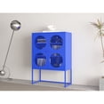 thumbnail image 1 of Storage Cabinet with Glass Door, 47.2"W Wooden Cupboard Kitchen Buffet Sideboard with Drawer, 1 of 6
