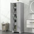 thumbnail image 1 of Storage Cabinet with Two Doors Adjustable Shelves Kitchen Pantry Storage Cabinet for Living Room Bathroom, Office, 1 of 7