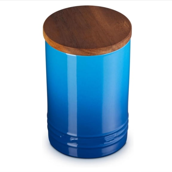 Storage Canister with Wood Lid, 26 oz., Marseille