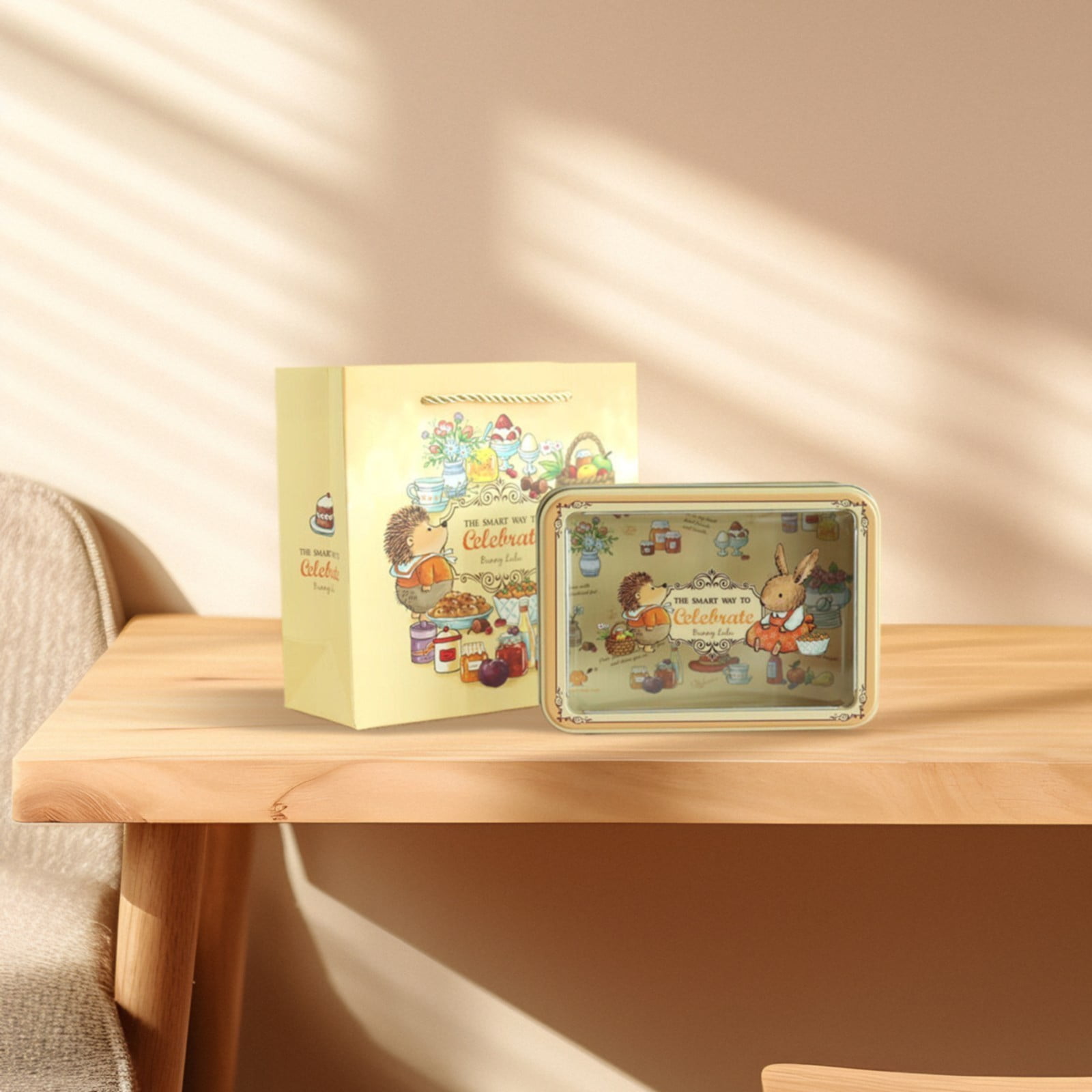 Storage Case Lowprice! Hanzidakd Rectangular Film Tin Rabbit Box Is
