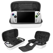 Storage Case Portable EVA Carrying Bag for ROG XBOX Ally X/ROG XBOX Ally ,Shockproof Game Console Storage Bag Lightweight Waterproof Dustproof Drop Protection Cover Storage Box (White)