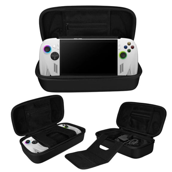 Storage Case Portable EVA Carrying Bag for ROG XBOX Ally X/ROG XBOX Ally ,Shockproof Game Console Storage Bag Lightweight Waterproof Dustproof Drop Protection Cover Storage Box (Balck)