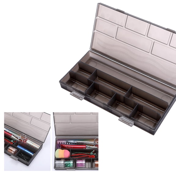 Storage Case,Scissors Comb Hairpin Tools Container Empty Tools Hairpin Box Empty Cells Hair Scissors Comb Hairpin Box Hair Scissors Comb 8 Cells Hair Qisuo Eryue Ajcoflt Grey