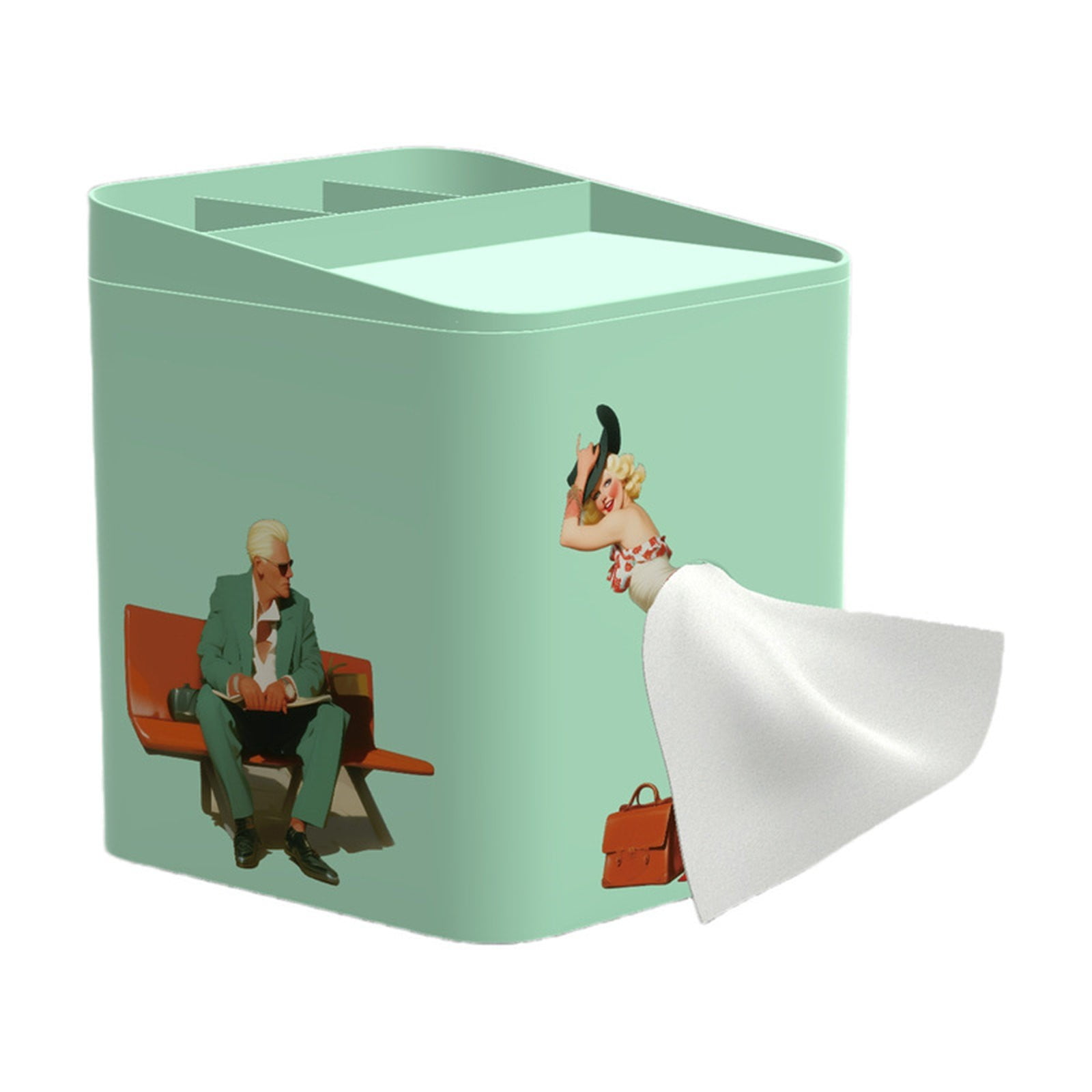 Storage Case Square Creative Tissue Box Beauty Puffy Skirt Funny Tissue