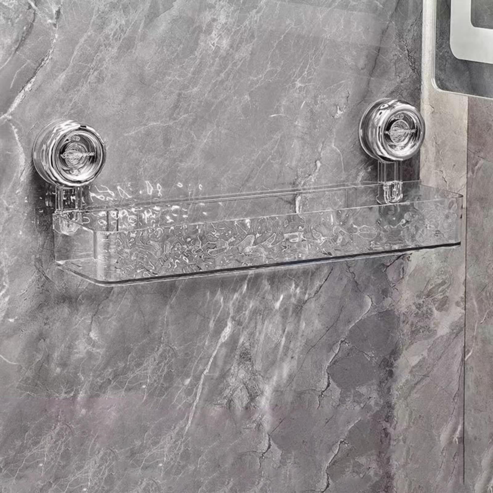 Storage Case! Vacuum Suction Cup Storage Rack Bathroom Vacuum Suction ...