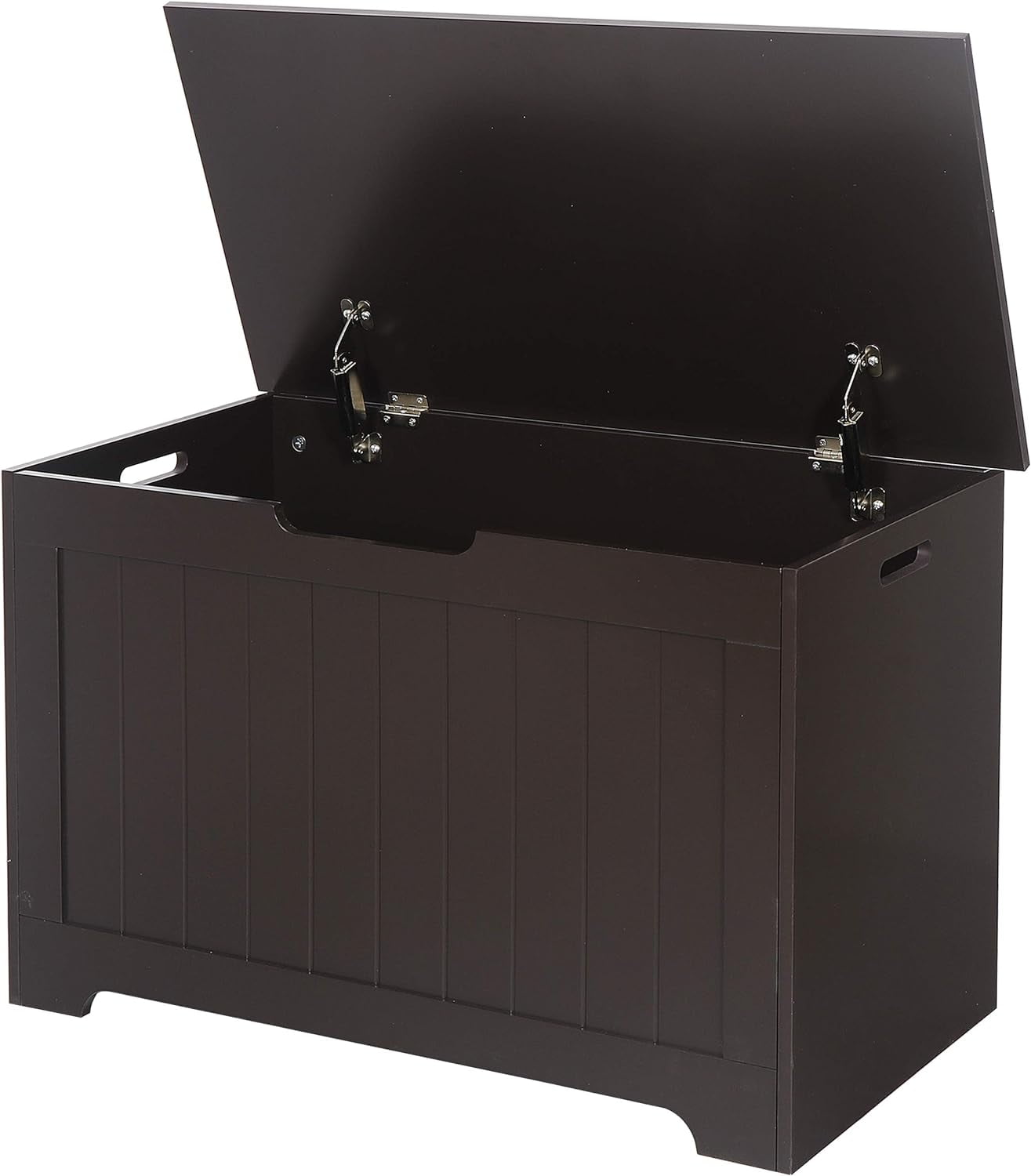 Storage Chest, 30 inches Toy Chest Box Organizer with 2 Safety Hinges ...