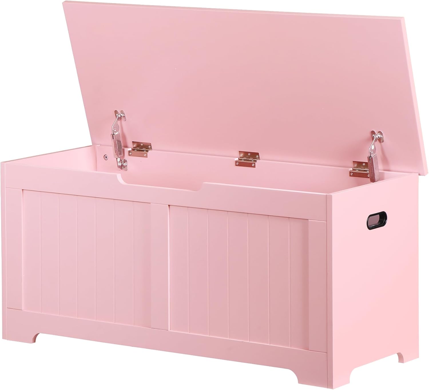 Storage Chest, 39 inches Chest Box Organizer with 2 Safety Hinges ...