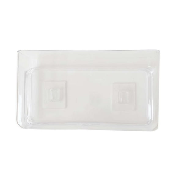 Storage Container Box Organizer Punch Free Remote Control Rack Wall Mounted for Cosmetics Cellphone Lip Lipstick Cafe L 22X12X5.5cm