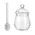 thumbnail image 1 of Storage Container Clearance! FNGZ Household Transparent Glass Honey Jar, Beeswax Jar 300Ml Beeswax Storage with Lid and Stirring Rod Glass Honeycomb Container for Jams and Jellies in Home Kitchens, 1 of 7