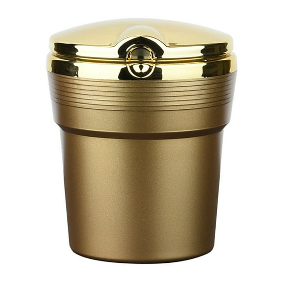Storage Container, Ongmies Car Ashtray Cup Holder Led Portable Car Truck with Lid Suitable for Home Car Ashtray, Storage Containers, 1*Ashtray
