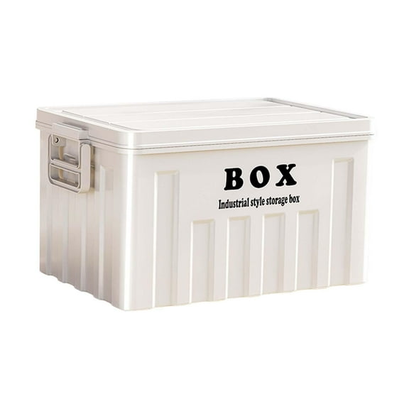 Storage Container Storage Bin with Lid Heavy Duty Utility Crate for Clothes Towels Tools Garage Car Trunk