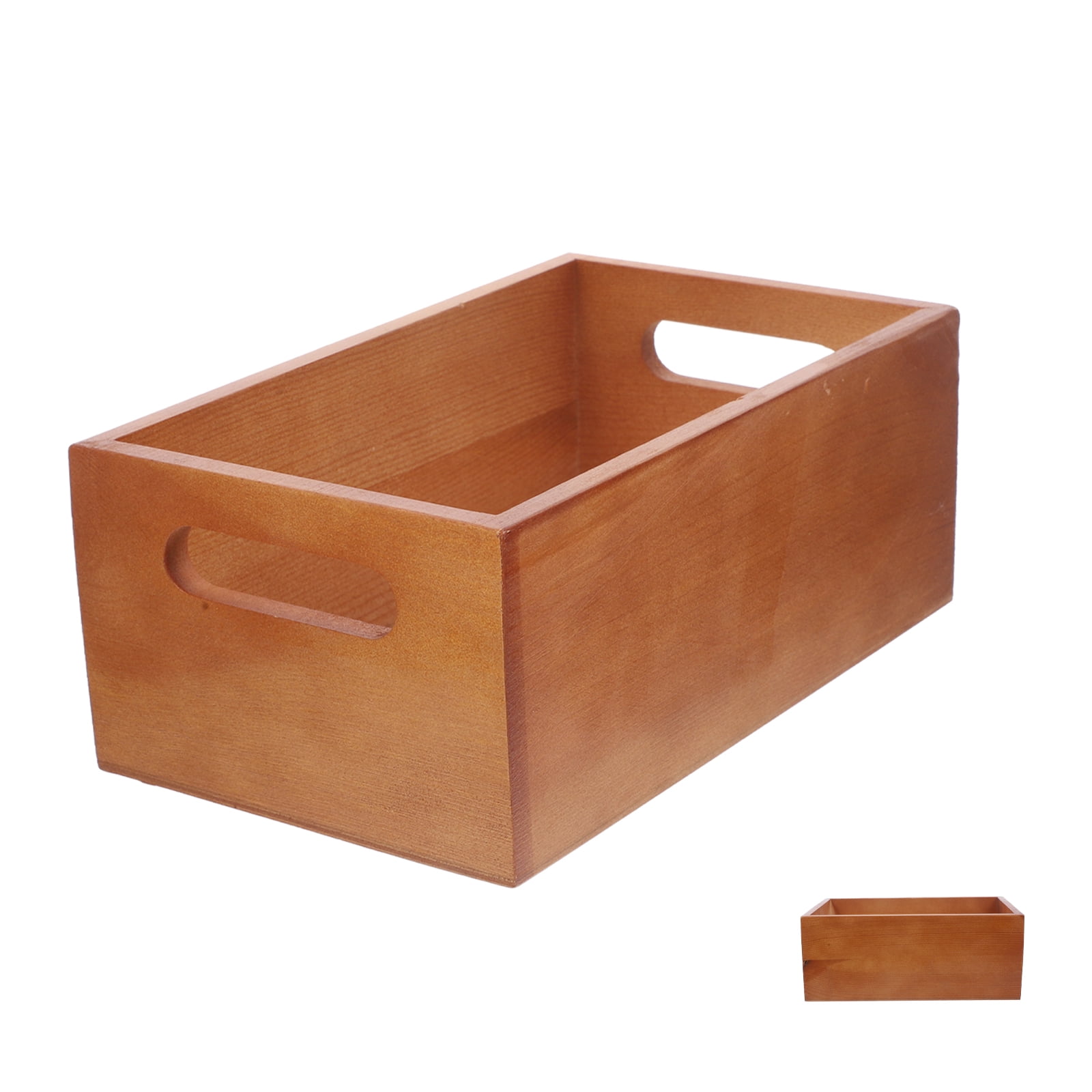 Storage Container for Home Coffee Bar Containers Wooden Box Vintage