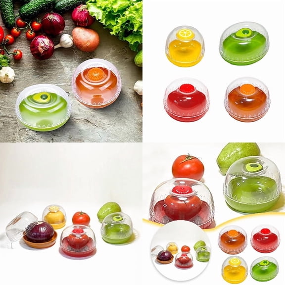 Storage Container for Kitchen Organization Versatile Fruit and Onion Storage with Airtight Lid Refrigerator Safe Portable Bowl