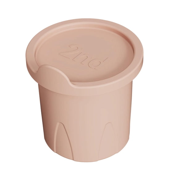 Storage Container with Lid | Reusable Silicone Storage | for Tumbler Ice Cubes, Kitchen Freezer Storage | Pink Storage Container