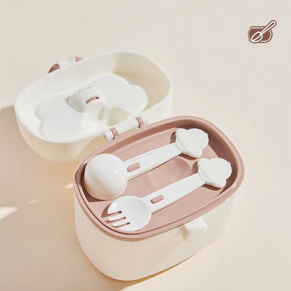 Storage Containers 2 Milk Powder Dispenser Portable Formula Storage Container for Travel and Baby Milk Dispenser Pots