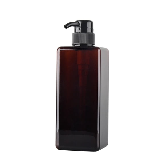 Storage Containers 650Ml Foaming Soap Dispenser Refillable Bottle for Liquid Hand Soap Brown Empty Reusable Container with Spill-Proof Design, 7.6×2.64 inch, Brown