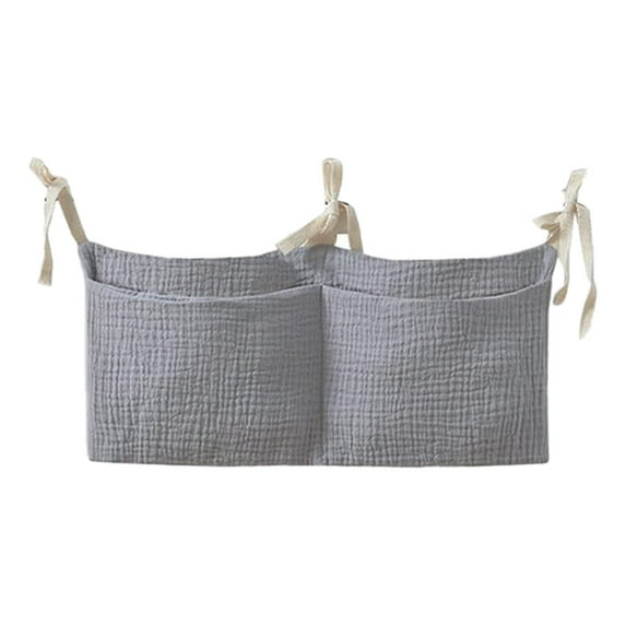 Storage Containers Bedside Hanging Bags Milk Bottle Bib Organizer for Crib Nappy Dormitory Bunk Baby Organizer Bag Nappy Storage Solution