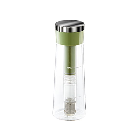 Storage Containers Cold Brew Kettle High Borosilicate French for Iced Coffee and Tea Versatile Hot and Cold Use